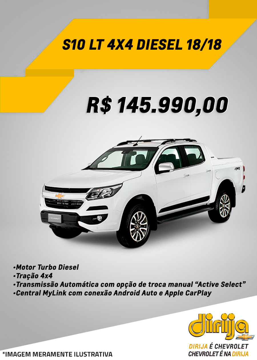 S10 LT 4x4 Diesel 18/18